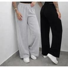 Calça Pantalona Feminina Cintura Alta Lanzinha Premium Elegante Confortável
