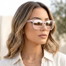 Óculos Hexagonal Feminino Retrô Vintage Premium UV400 Estilo Fashion