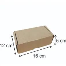 100 Caixas De Papelão 16x12x5 Montável Mini Pac Sedex Envios