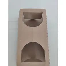 Porta/suporte De Papelão P/2 Copos Grande Delivery (50un)