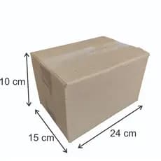 50 caixas de papelão 24x15x10 maleta envio correio sedex e-commerce