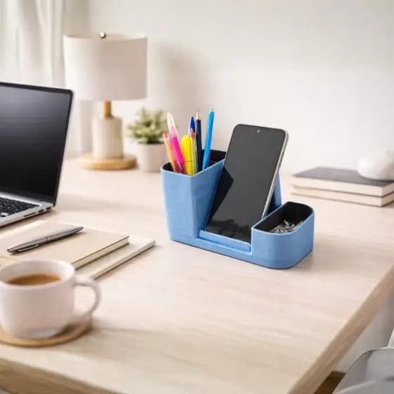 Organizador de mesa escritório,porta canetas,organizador de estudo,mesa, escritório,home office,estudo,presente.