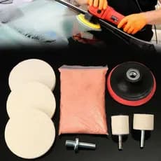 Novo Kit De Polimento De Vidro De Óxido De Cerio 8x Removedor De Arranhões De Pára-Brisas