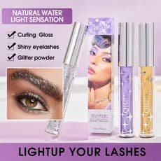 Rímel Shimmer Glitter , Máscara De Ondulação E Alongamento Volumizante , Maquiagem De Cílios Brilhante À Prova De Mancha