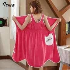 Novo 40-70kg Toalhas De Banho Wearable Roupão Feminino Saia