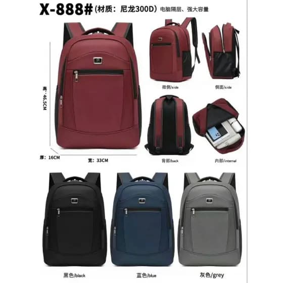 Mochila Bolsa Masculina e Feminina Notebook Motoboy  Varias Cores