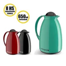 Garrafa Térmica Bule Rolha Garrafa Para Café Chá 650ml Florença Unitermi Envio Full