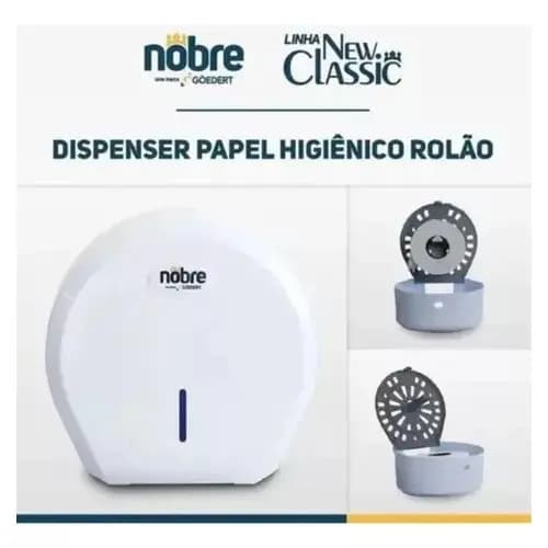 Dispenser para Papel Higienico Rolão 100% Plástico ABS – Prático, Econômico e Higiênico!