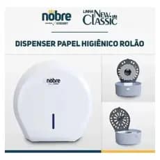 Dispenser para Papel Higienico Rolão 100% Plástico ABS – Prático, Econômico e Higiênico!