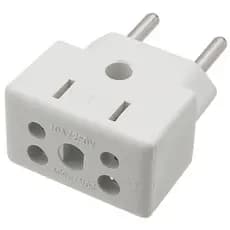 Adaptador Tomada Multiuso Plug Elétrico 10A / 20a Bob Esponja eletrônico