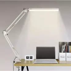 Luminária de Mesa Articulada Regulável com garra Base