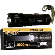 Lanterna Tática Laser Led Super Hiper Potente +2000 Metros de Distância Profissional Policial BM 8516