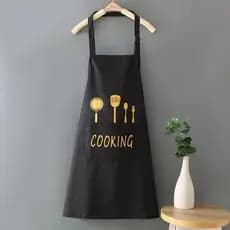 Avental de cozinha para cozinha doméstica para homens e mulheres impermeável à prova de óleo