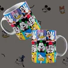 Caneca de Ceramica 325ML da Turma do Mickey