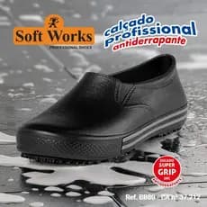 sapatenis unissex soft works epi iate bb80 profissional antiderrapante