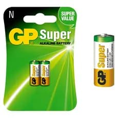 Pilha Alcalina Tipo N Gp Super Bateria LR1 2 unidades