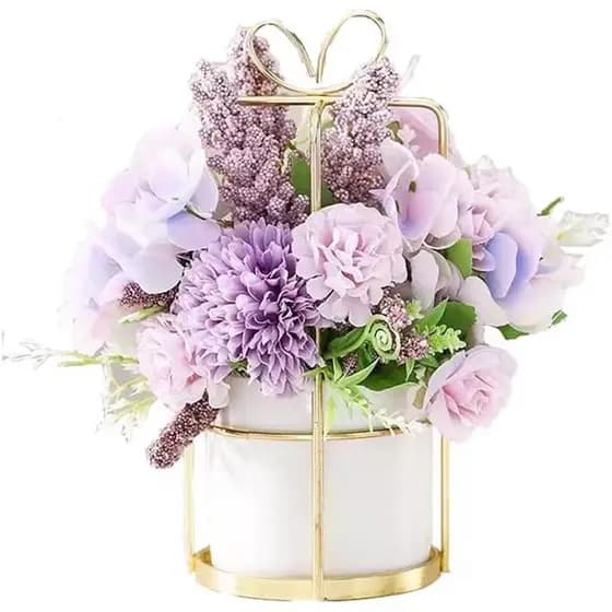 Flores Silvestres Em Vaso Arranjos De Falsas De Seda Com Centro Decoração De Casa Para Casamento