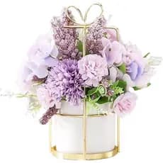 Flores Silvestres Em Vaso Arranjos De Falsas De Seda Com Centro Decoração De Casa Para Casamento