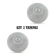 Kit 2 Tampas para Micro-ondas com Saída de Vapor – Leve, Resistente e Transparente