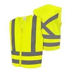 Colete Refletivo Original Alta Visibilidade Resistência Segurança Sinalizador Amarelo Laranja