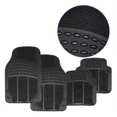Tapete Carro Universal Pvc Impermeável Reforçado Preto