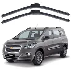 Par de Palhetas Limpador de Para-brisa 22”/18” para Chevrolet Spin 2012 a 2020
