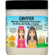 Máscara Chocolate com Castanha do Pará e Argan 500g Coiffer
