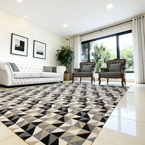 Tapete Sala E Para Quarto 2,00x1,40 Vários Tamanhos Super Lindo Antiderrapante