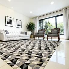 Tapete Sala E Para Quarto 2,00x1,40 Vários Tamanhos Super Lindo Antiderrapante