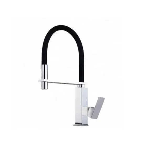 Torneira Misturador Gourmet Cozinha Flexível Preta Ducha Spray Globalmix