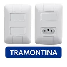 Conjunto 4x2 Tomada Com Interruptor Ou Interruptor Duplo Aria Tramontina