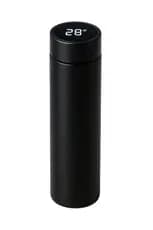 Garrafa Térmica Em Aço Inox Com Termômetro Digital 500ml LedNormal - Garrafa Térmica com LED e Termômetro (500ml)