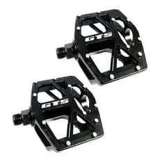 Pedal Plataforma Big GTS Bike Aluminio Preto Rosca Grossa 9/16 Mtb