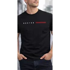 Camiseta masculino casual, Boston - massachusetts - Minimalista