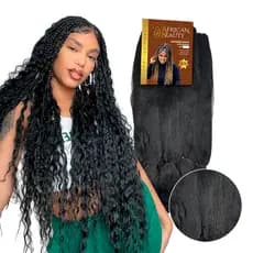 Jumbo African Beauty 400g Crochet Braid Cabelo Para Tranças Box Braids Afro Fibra Premium