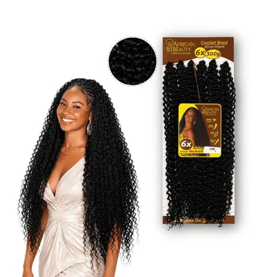 Cabelo Bio Orgânico Cacheado Crochet Barbara Gypsy Braid