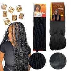 Kit Boho Gypsy Braid Jumbo 400g Cabelo Nina Softex Goddess Crochet Tranças Penteados Gringas