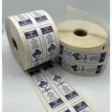 Lacres de Segurança para Delivery de Açaí 10x2cm - Roxo com Verniz UV, Alta Adesão, 1000 Unidades