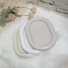 Bandeja Decorativa Essenza porta objetos, velas, jóias, óculos, vasinhos, lavabo, sala, quarto