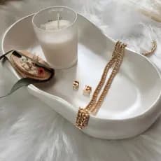 Bandeja Decorativa Orgânica ou Canoa | Design Aesthetic
