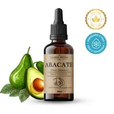 Óleo Vegetal de Abacate 100% Puro 30ml | Hidratação Pele e Cabelo, Nutrição Capilar