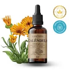 Óleo Vegetal de Calêndula 30ml 100% Puro | Calmante, Cicatrizante, Hidratante