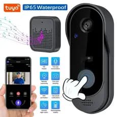Tuya Campainha Com Câmera Pacote Sem Fio De Vídeo WIFI HD Ao Ar Livre Da Porta Segurança Intercom IR