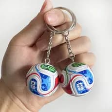 2026 Meijiamo Copa do Mundo Futebol Chaveiro Pingente Dez Mil Bandeira Meijiamo Venda Quente Novo Estilo Fan Merchandise