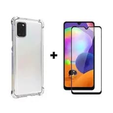 Kit Capinha Anti Impacto + Pelicula 3D Compativel Com Galaxy A02 A02s A03s A11 A12 A21 A21s A22 4G A22 5G A30s A31 A32 4G A32 5G A50 A51 A52 A70s A71 A72