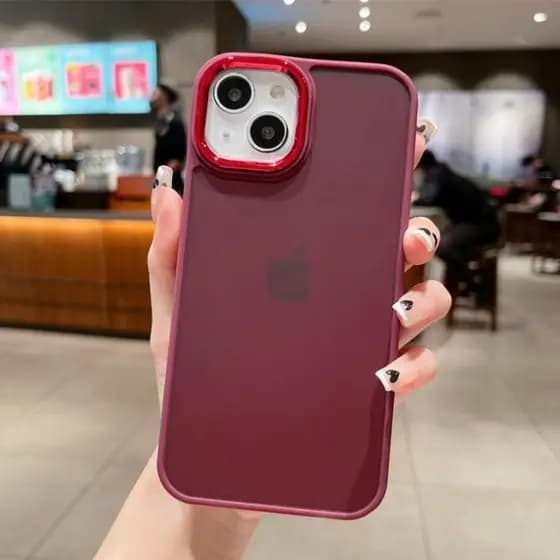 Capa Space Acrilica Colorida Fosca Para iPhone 11 Normal ( Selecione Sua Cor Preferida )