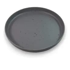 Prato Raso Cinza 27cm Melamina – Prato de Mesa Refeições para Restaurante Self Service