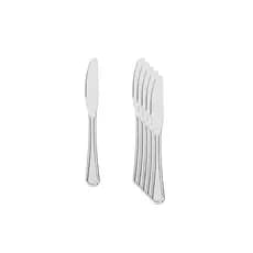 KIT FACA EM AÇO INOX  DE SOBREMESA ATENAS 6 PEÇAS - DECORAÇÃO DE MESA DE NATAL