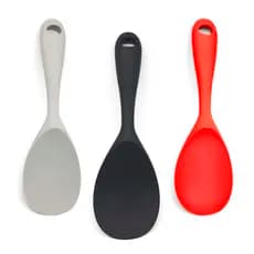 COLHER DE SERVIR DE SILICONE COM FURO PASSANTE - AD
