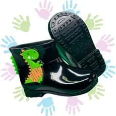 Galocha Infantil R Dino Kids Bota Impermeável Infantil Masculina Juvenil Pronta Entrega Envio Imediato